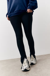 Split Hem Rib Legging